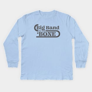 Big Band Trombone Player Tee Kids Long Sleeve T-Shirt